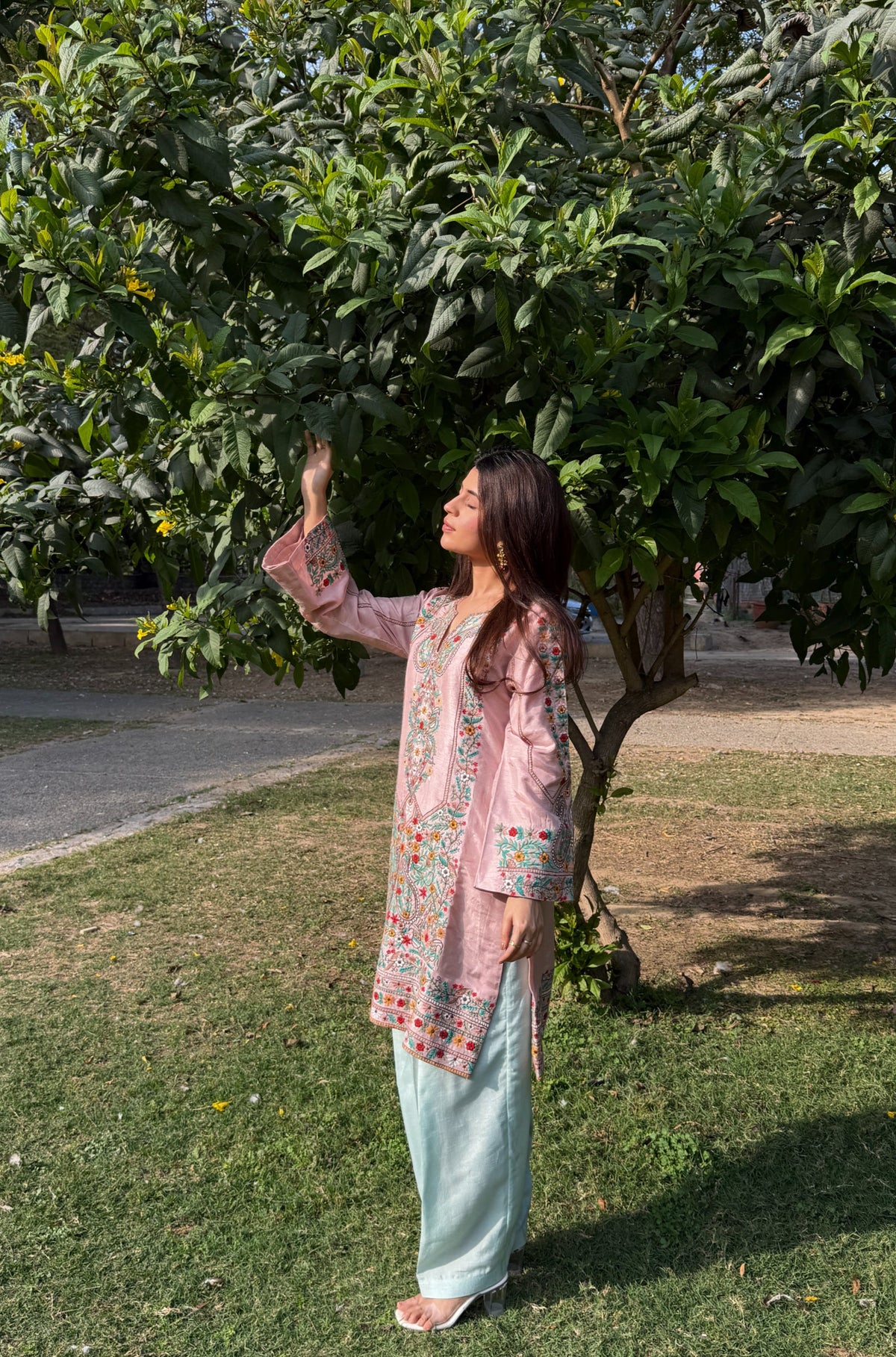 Cotton Silk A-line Set image 0