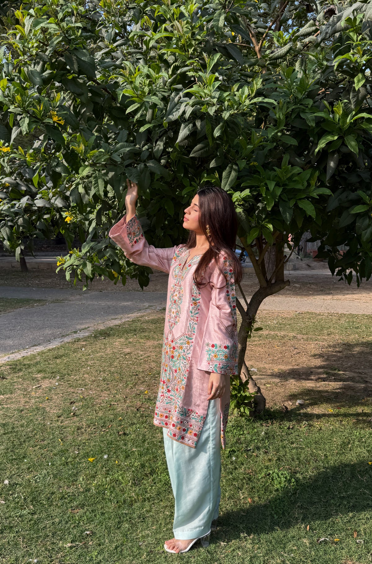 Cotton Silk A-line Set image 0